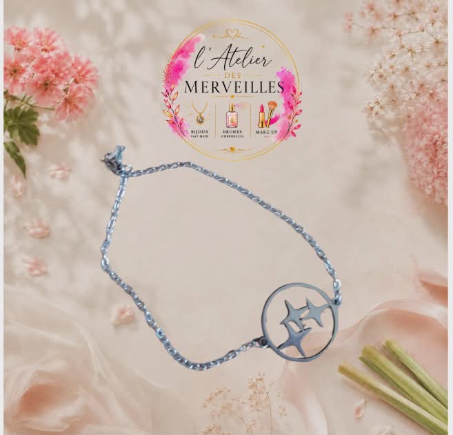 Bracelet Anne acier fait main