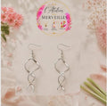 Boucles d'oreilles Solange acier fait main