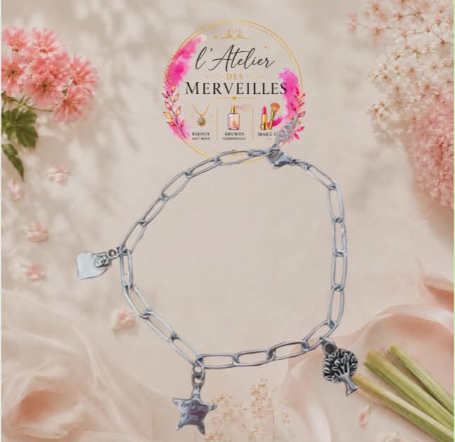 Bracelet en acier fait main