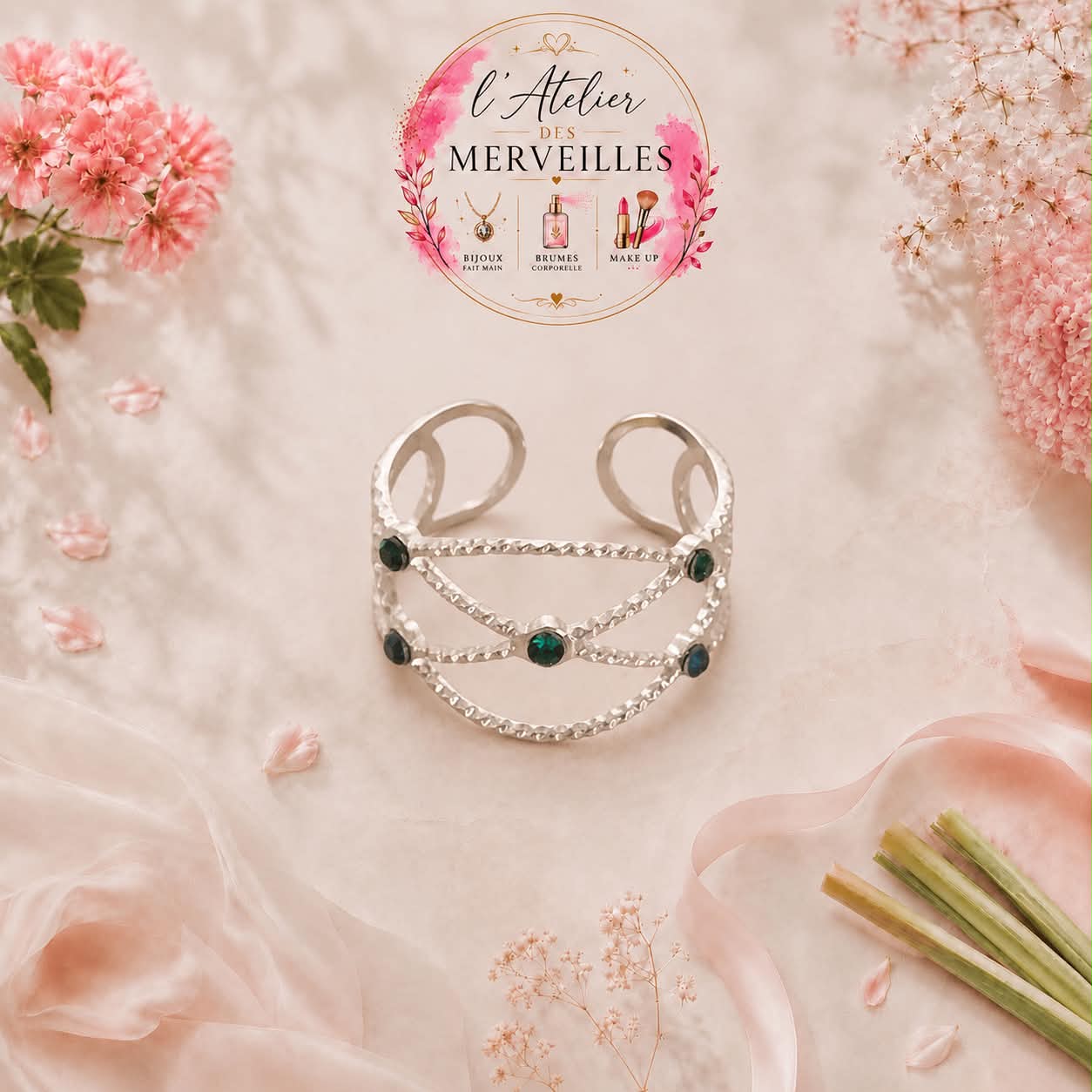 Bague Zoé acier inoxydable