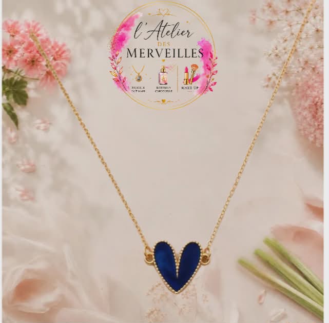 Collier acier Anna fait main