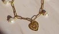 Bracelet rosa acier fait main
