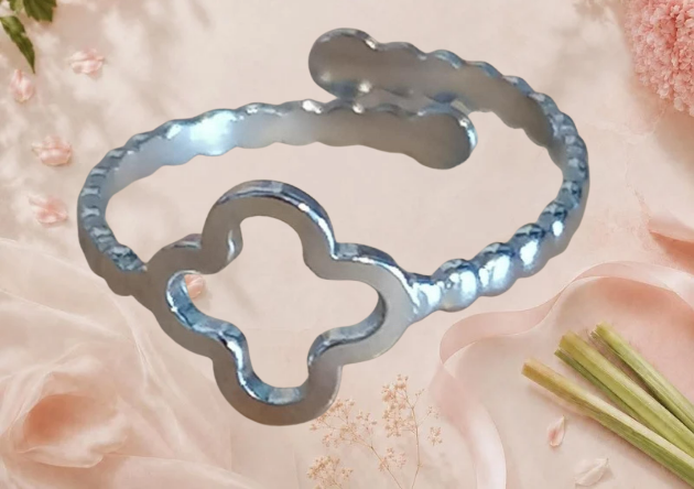 Bague florine acier inoxydable