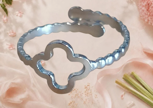 Bague florine acier inoxydable