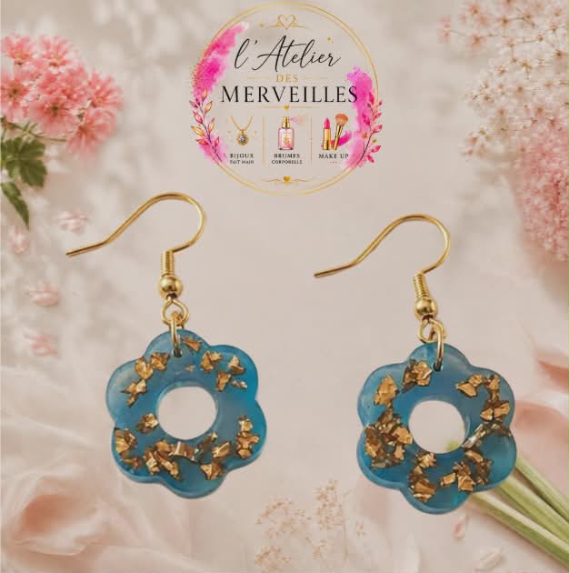 Boucles d'oreilles Lola acier fait main