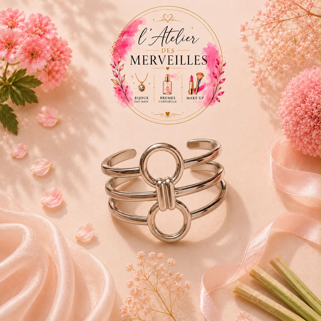 Bague Donna acier inoxydable