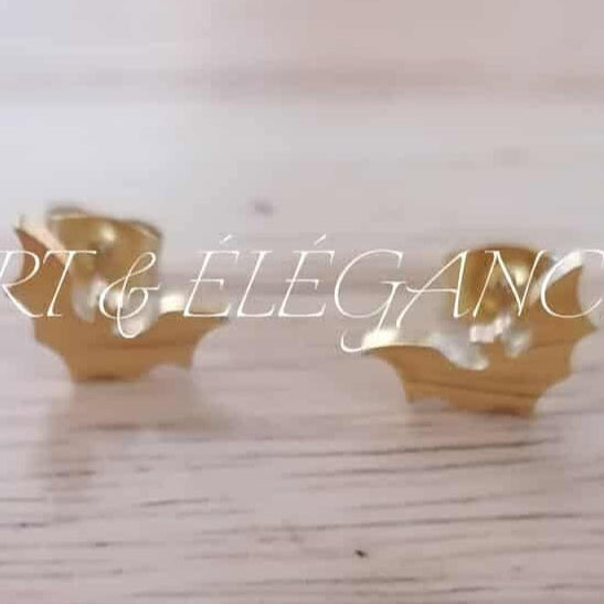 Boucles d'oreilles Vanessa acier inoxydable