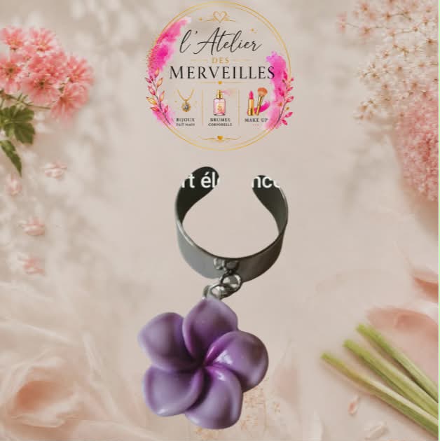 Bague Blondine acier fait main