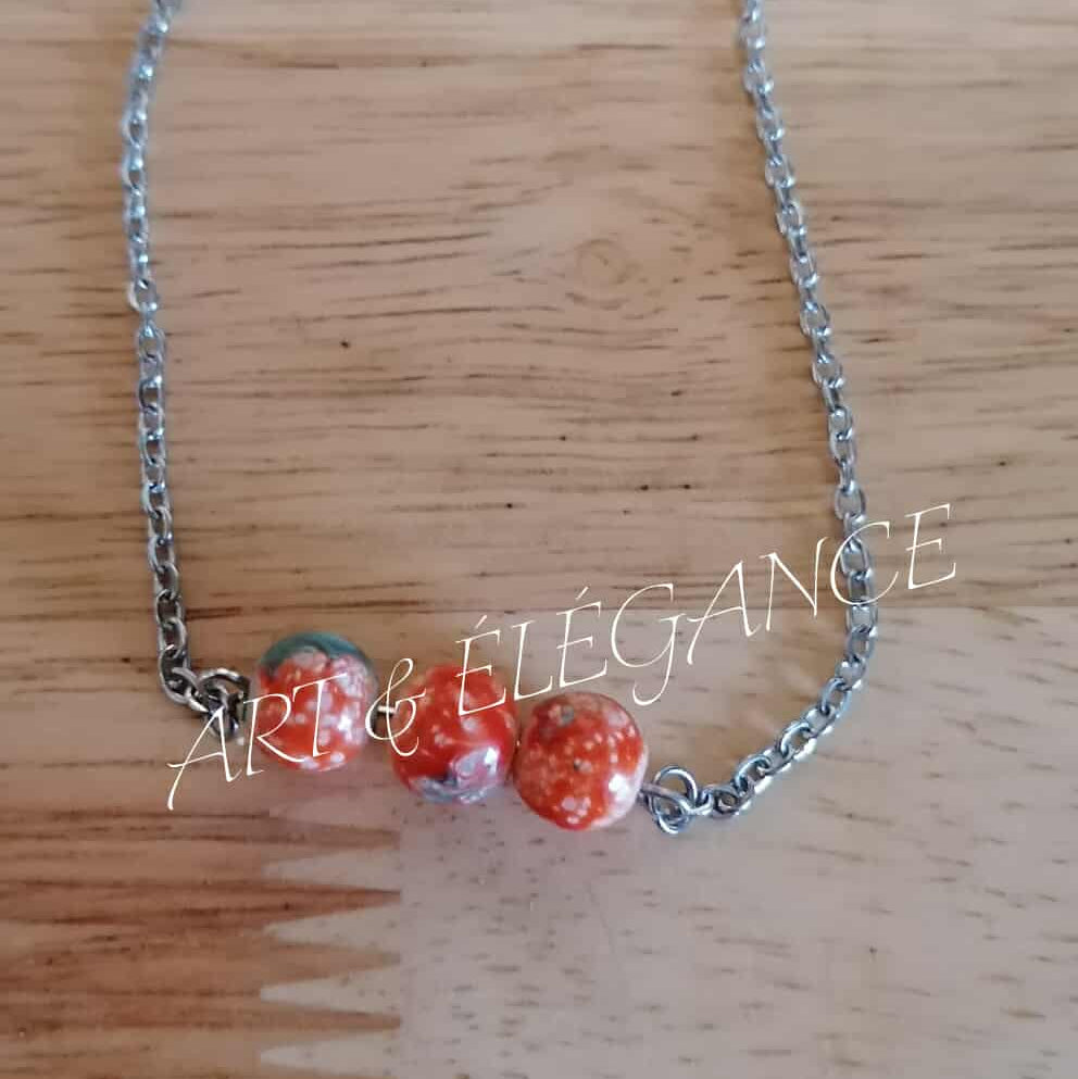 Bracelet angélique acier fait main