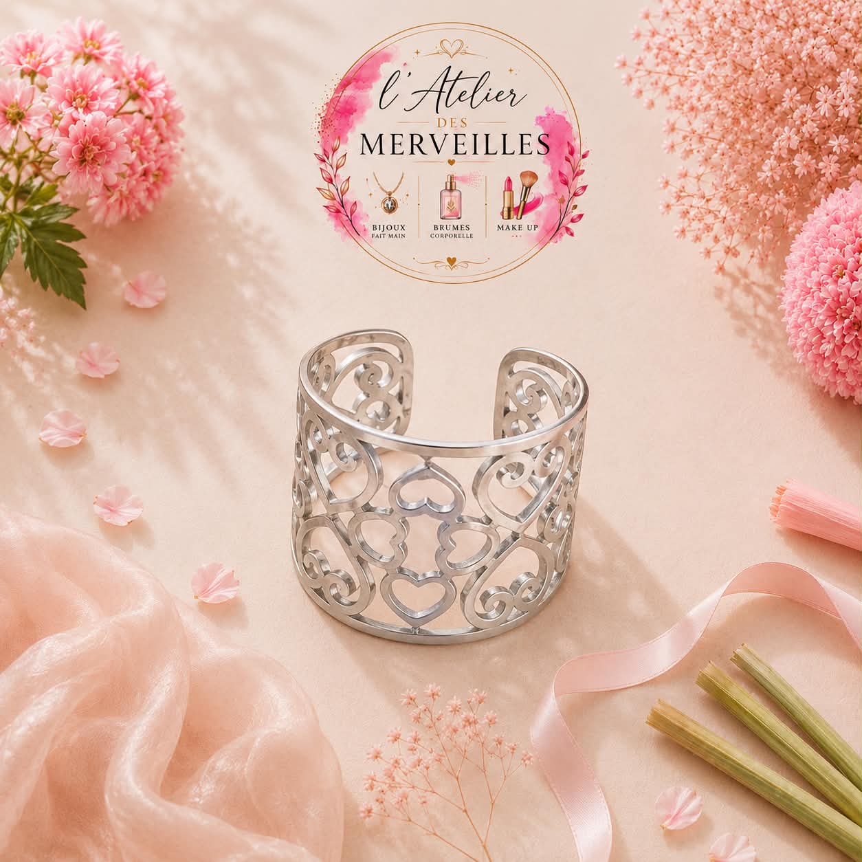Bague Vanessa acier inoxydable