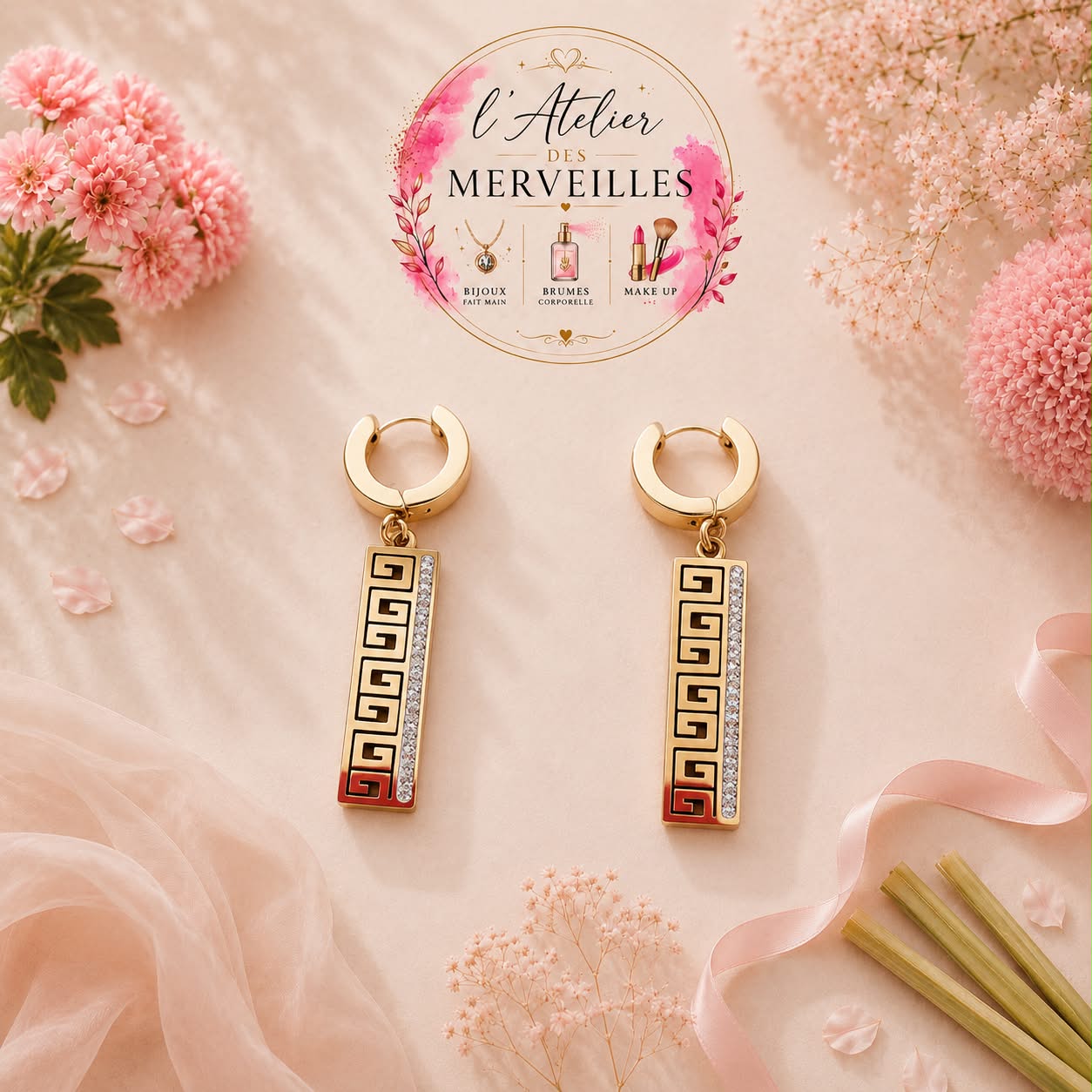 Boucles d'oreilles Irene Acier inoxydable