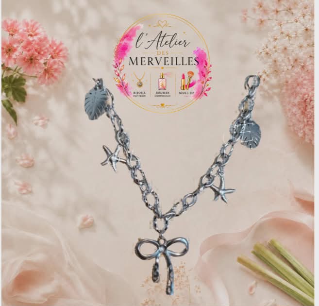 Collier Lisa acier fait main
