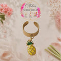 Bague Anaïs acier fait main