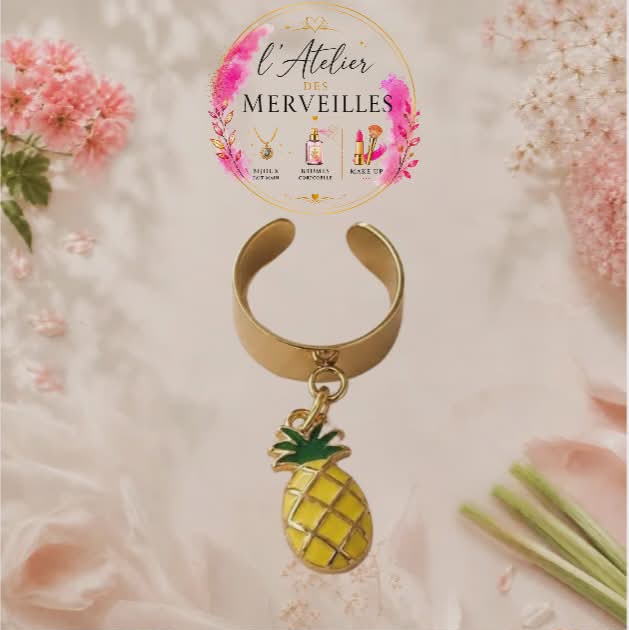 Bague Anaïs acier fait main