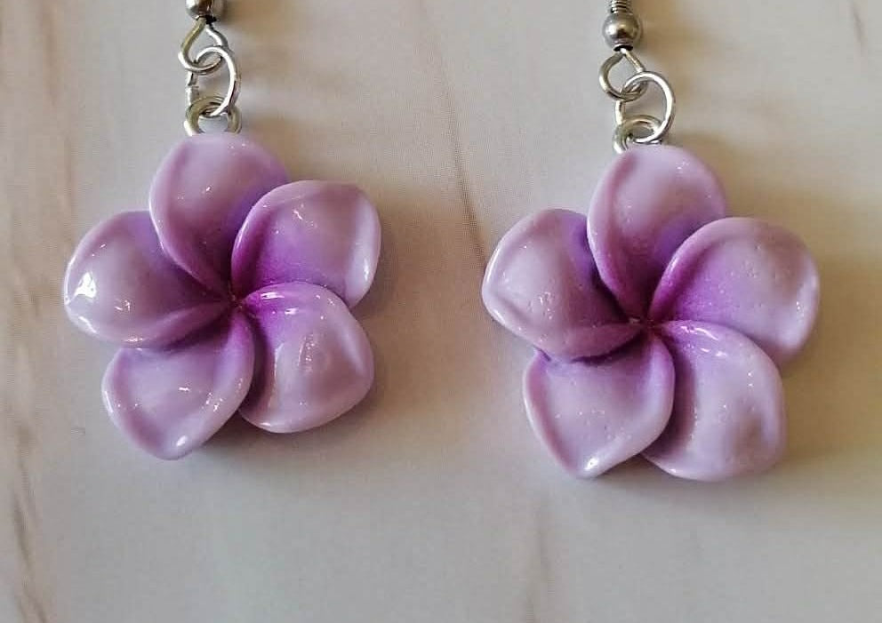 Boucles d'oreilles Noémie acier fait main
