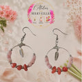 Natacha boucles d'oreilles en acier inoxydable fait main