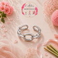 Bague Pamela acier inoxydable