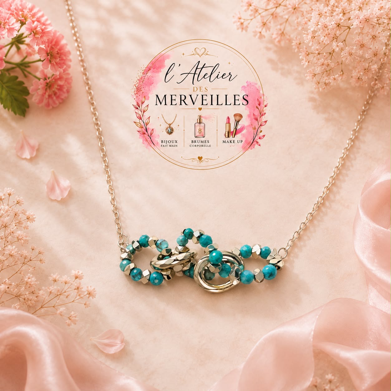 Collier pénélope acier inoxydable