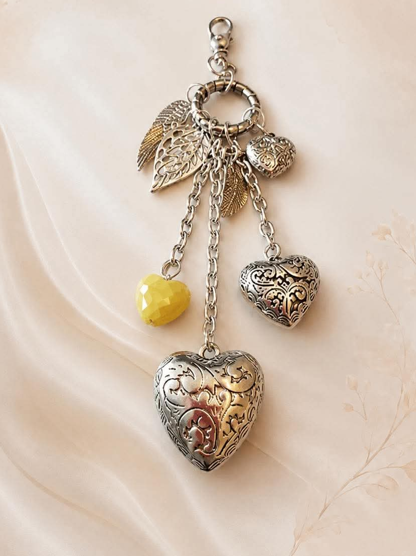 Porte clé jaune