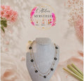 Collier Éléonore acier fait main