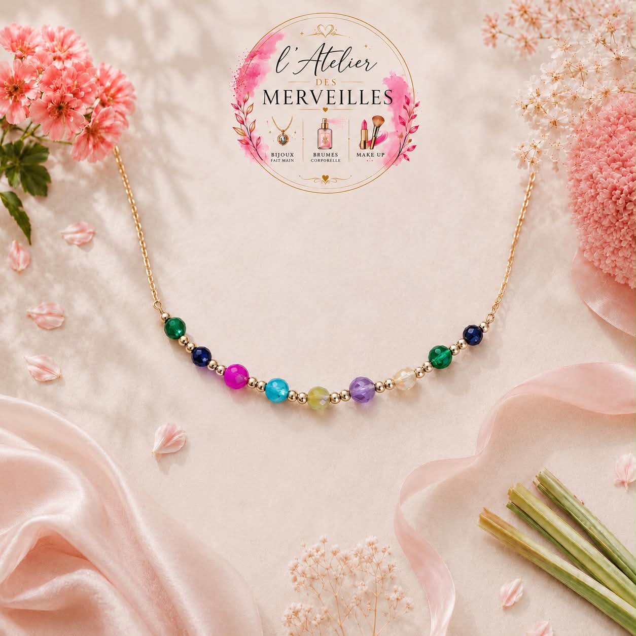 Collier corinne acier inoxydable