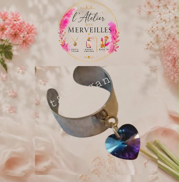 Bague Léa acier fait main