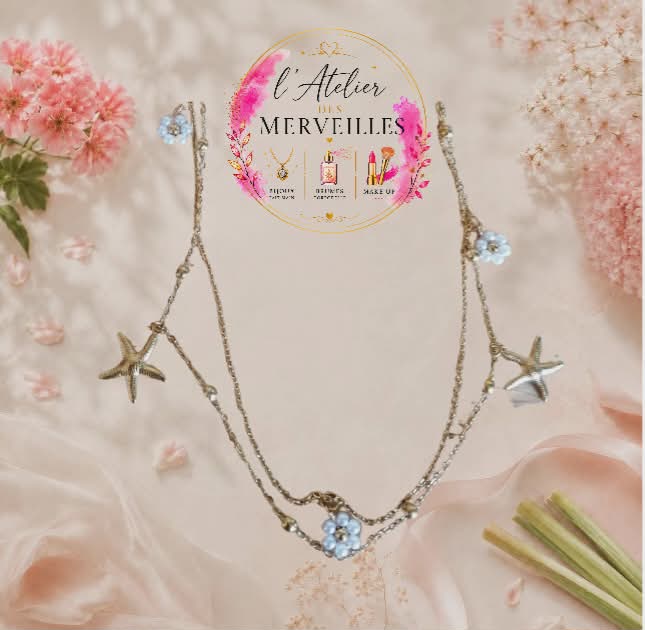 Collier Lola acier fait main
