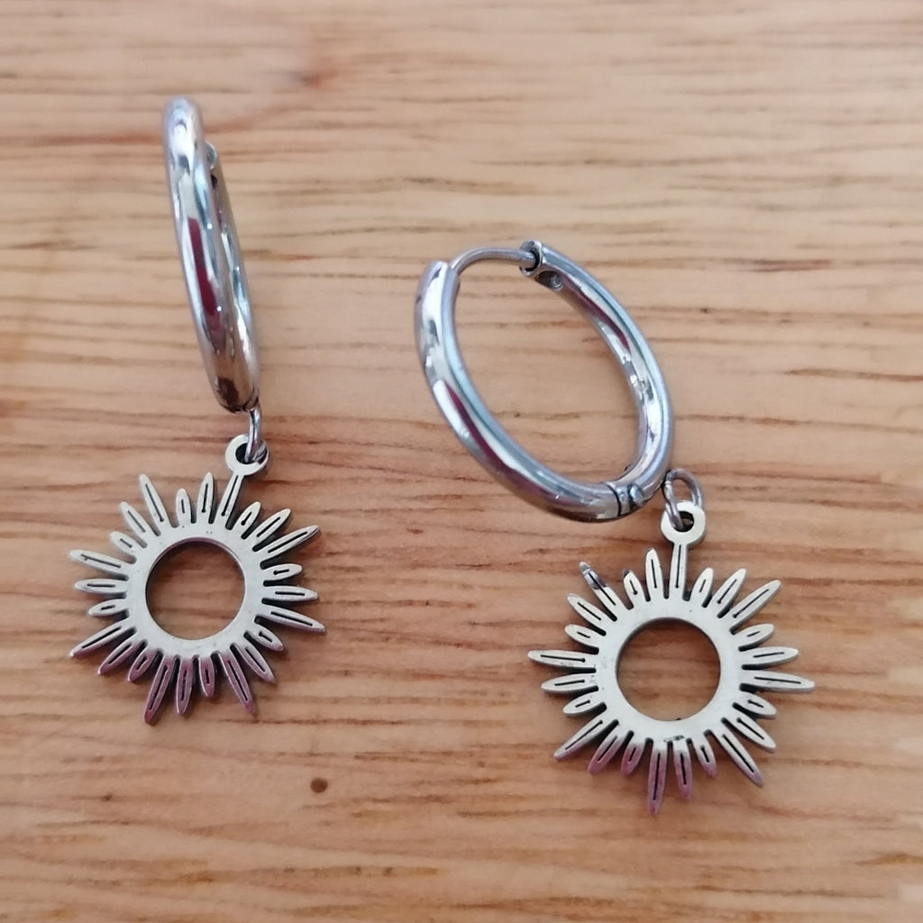 Boucles d'oreilles ambre