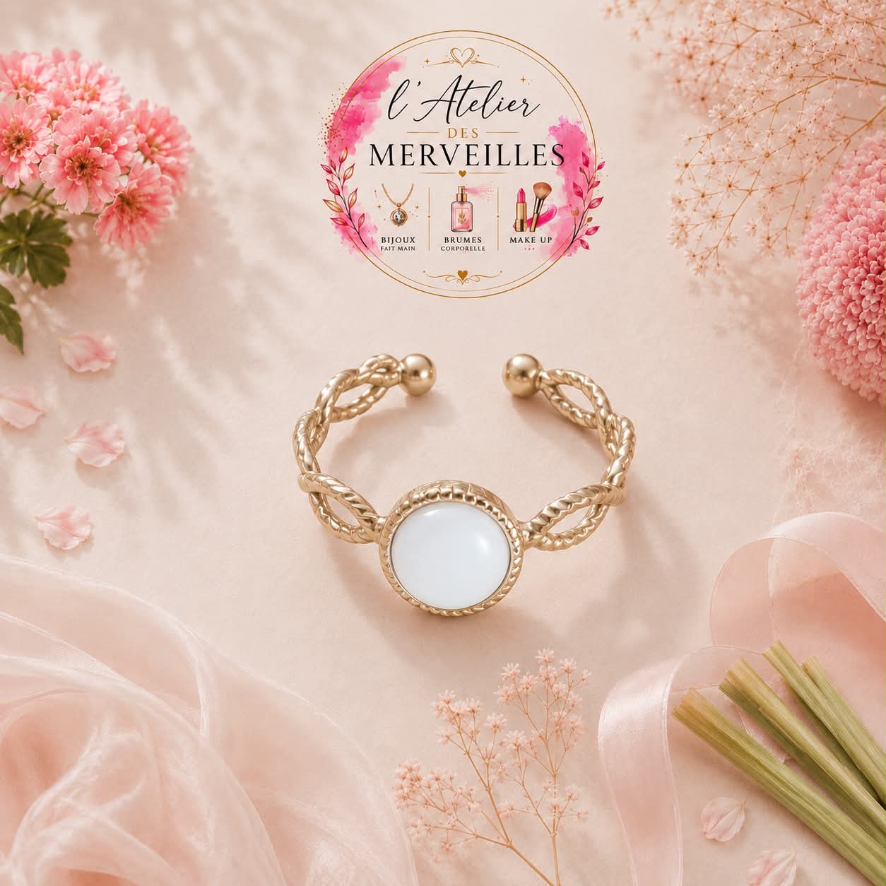 Bague line acier inoxydable