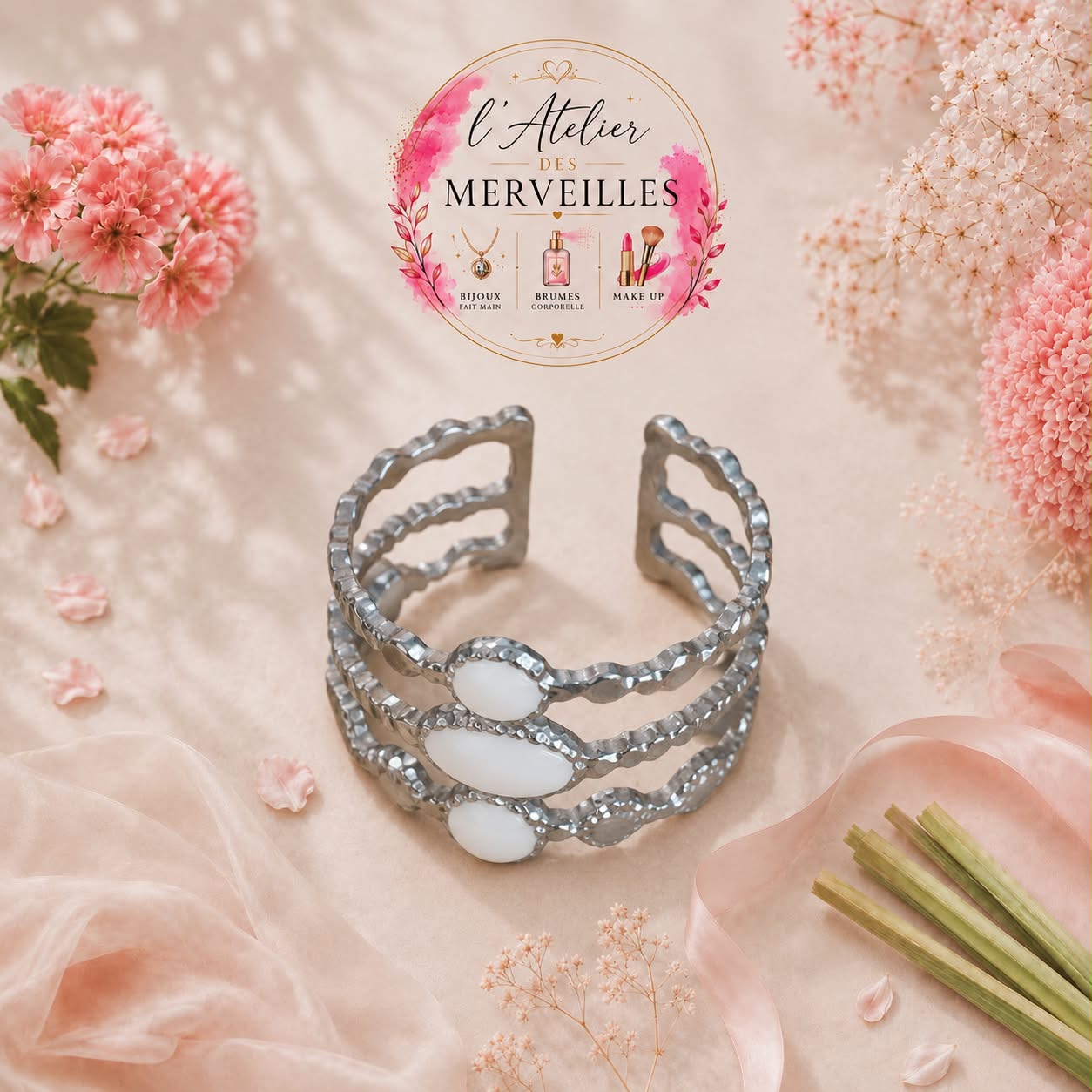Bague Maria acier inoxydable