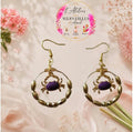 Boucles d'oreilles Caroline acier fait main