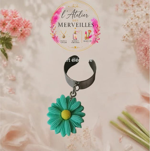 Bague Clémentine acier fait main