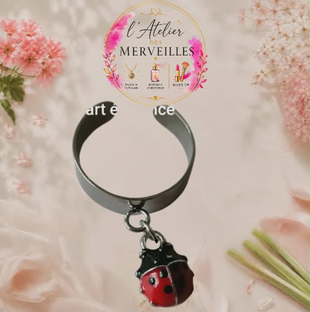 Bague Pauline acier fait main