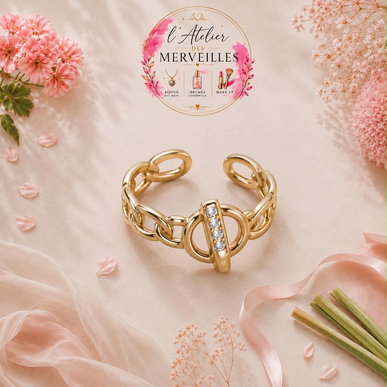 Bague alizé acier inoxydable