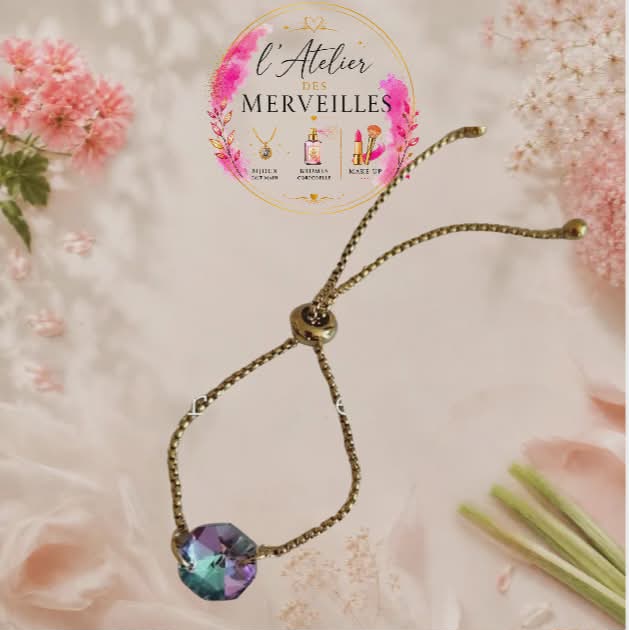 Bracelet Aude acier fait main