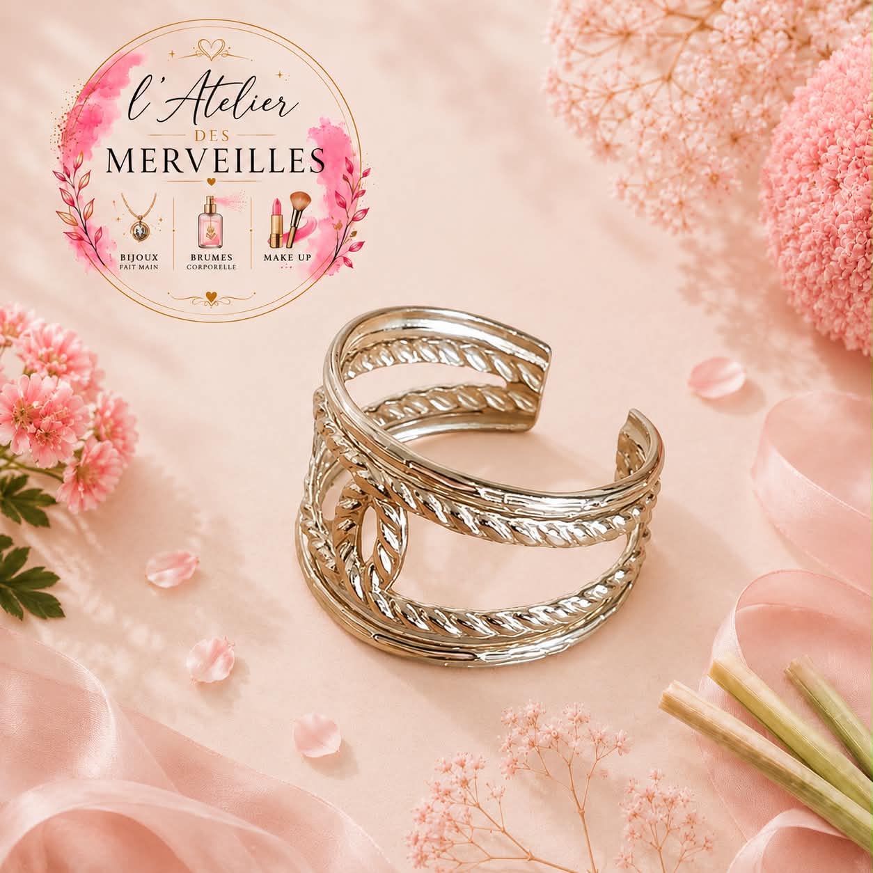 Bague Nina acier inoxydable