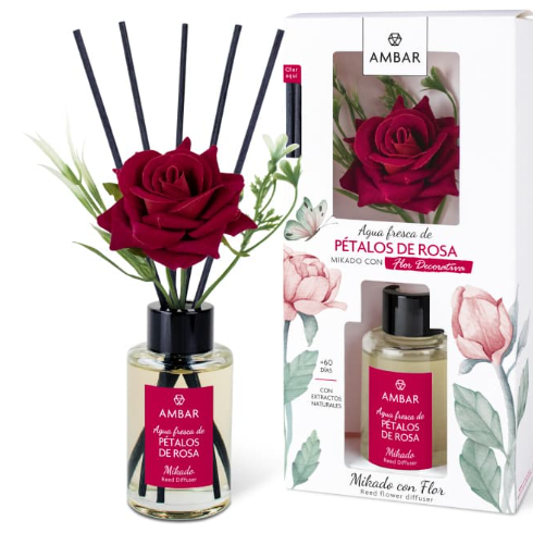 Mikado pétales de rose