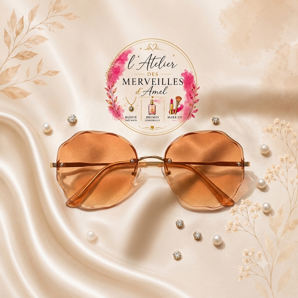 Lunette de soleil hexagonale