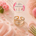 Bague claire acier inoxydable