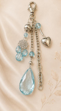 Porte clé bleu clair