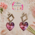 Boucles d'oreilles Victoria acier fait main