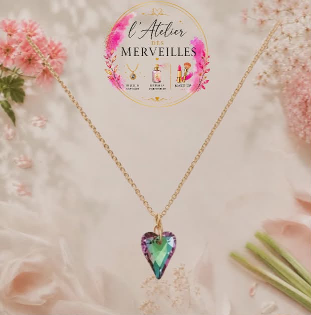Collier Sara acier fait main
