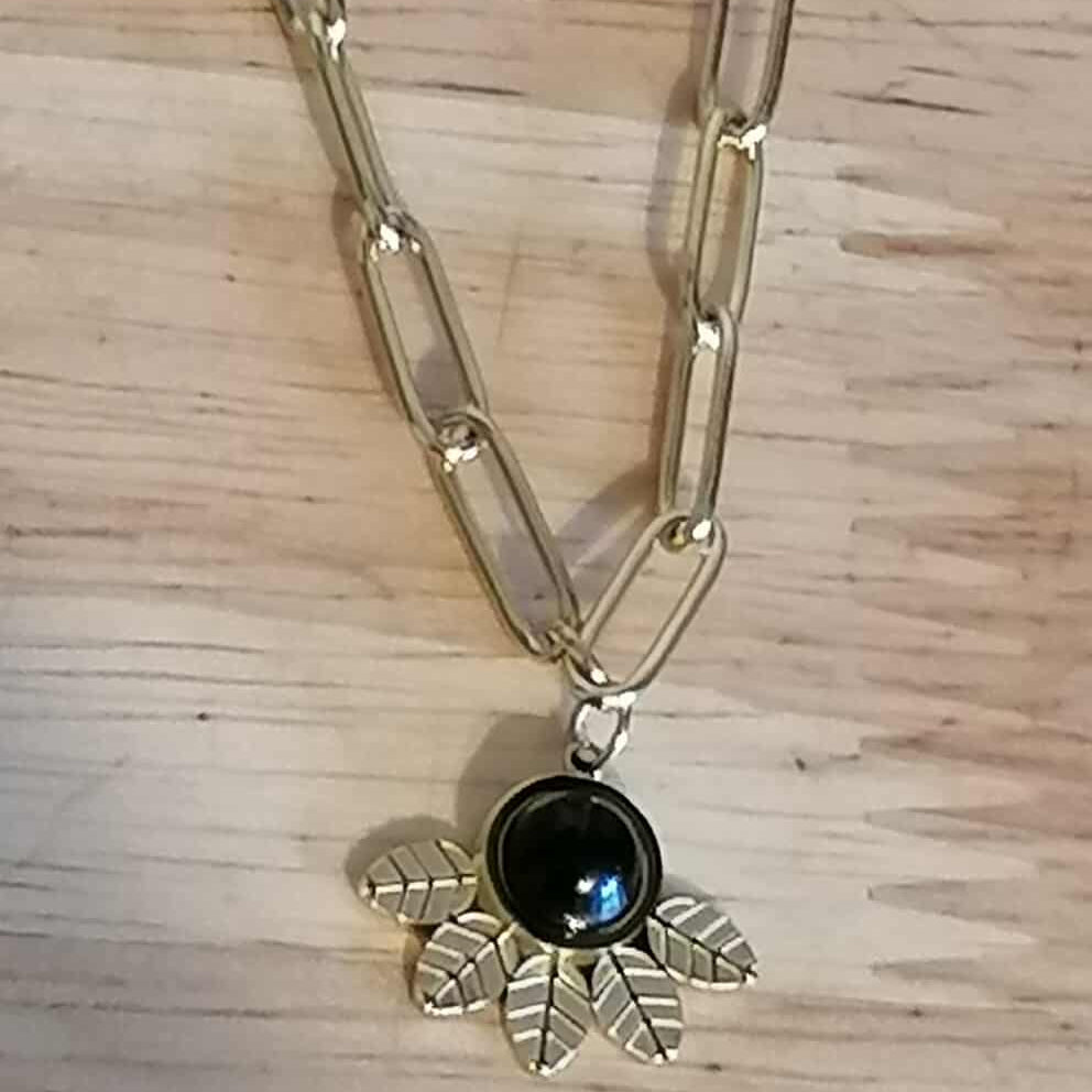 Collier louly acier inoxydable