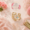 Bague Luna acier inoxydable