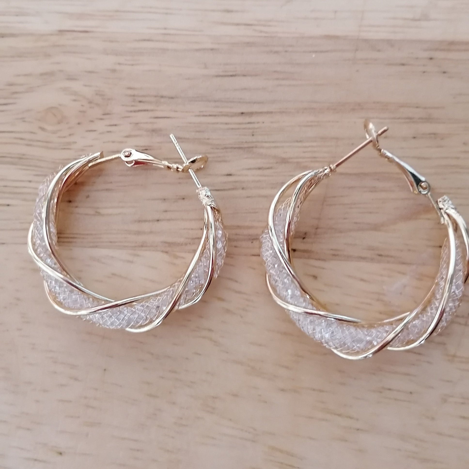 Boucles d'oreilles Marie acier inoxydable