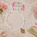 Collier Gloria acier fait main