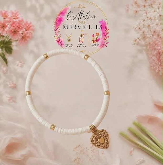 Collier Gloria acier fait main