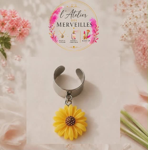 Bague Clémentine acier fait main