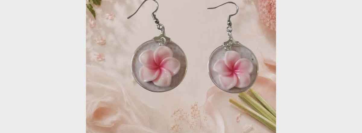 Boucles d'oreilles Aurore fait main