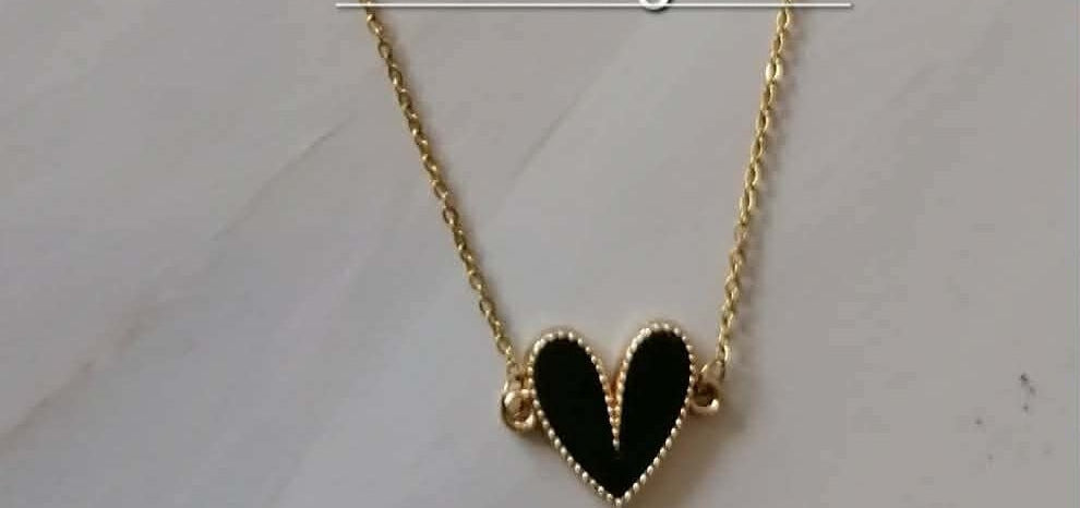 Collier acier Anna fait main